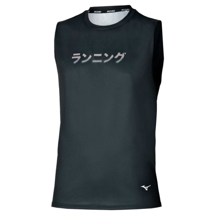 Mizuno Core Graphic Sleeveless – Pánské běžecké tílko – Černá