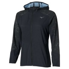 Mizuno Active Alpha Hooded Jacket – Dámská běžecká bunda – Černá