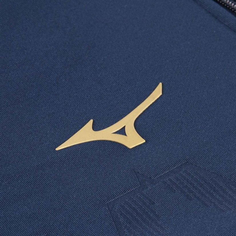 Mizuno 125 Walk Out Track Jacket – Lehká sportovní bunda – Modrá - Velikost: S