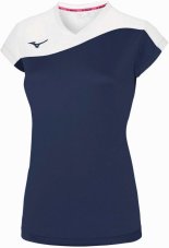 Mizuno Authentic Myou Tee – Dámské sportovní triko – Tmavě modrá