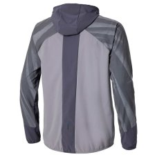 Mizuno Active Alpha Hooded Jacket – Pánská běžecká bunda – Šedá