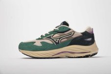 Mizuno Wave Rider β – Unisex volnočasové tenisky – Zeleno-béžová