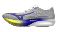 Mizuno Hyperwarp Elite – Unisex silniční běžecká obuv – Šedo-modrá