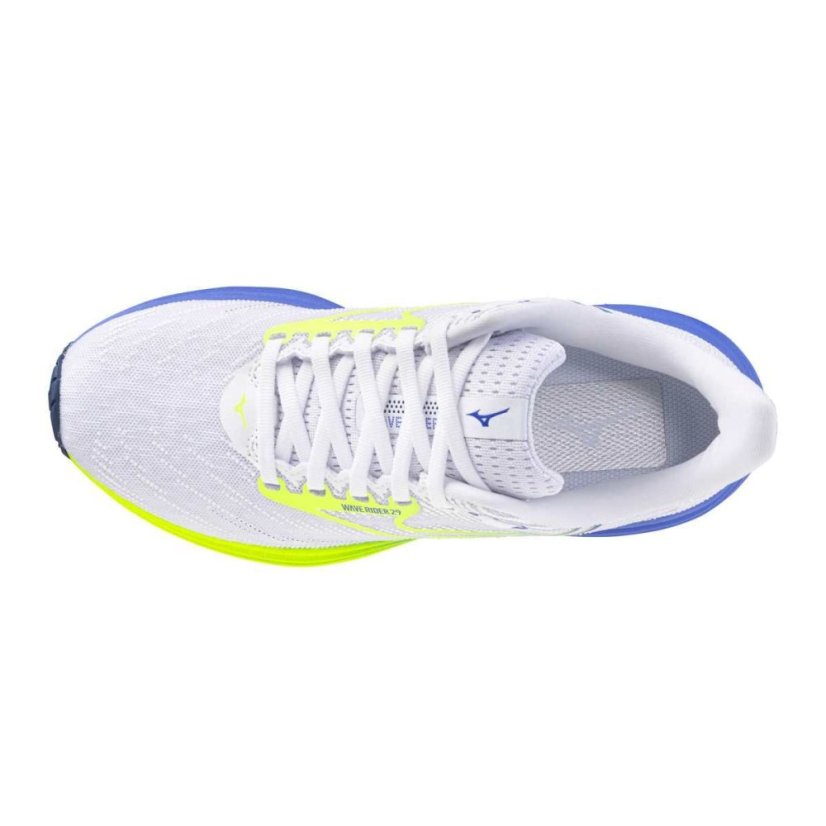 Mizuno Wave Rider 29 – Dámská silniční běžecká obuv – Bílá