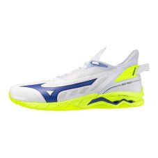 Mizuno Wave Mirage 5 – Unisex halová obuv – Bílo-žlutá