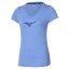 Mizuno Core Runbird Tee – Dámské běžecké triko – Modrá - Velikost: XS