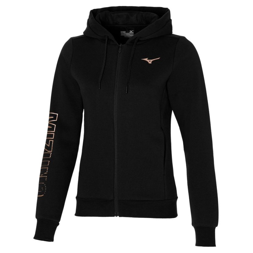 Mizuno Sweat Jacket – Dámská sportovní mikina – Černá