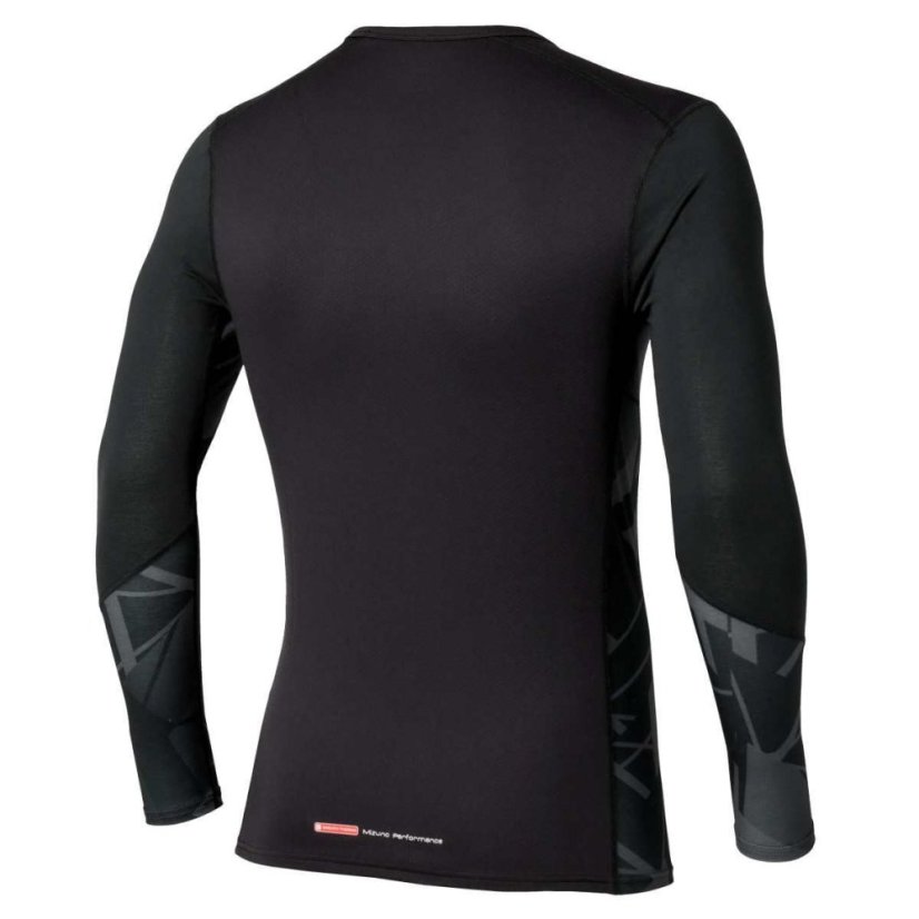 Mizuno Virtual Body G5 Crew neck – Pánské termotriko – Černá