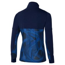 Mizuno Paris Athlete Hybrid Warm up Jacket – Dámská sportovní bunda – Tmavě modrá