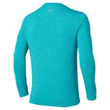 Mizuno Core Impulse LS Tee – Pánské běžecké triko – Modrá