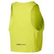 Mizuno Tech Light Crop Top – Dámské běžecké triko – Žlutá