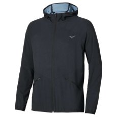 Mizuno Active Alpha Hooded Jacket – Pánská běžecká bunda – Černá