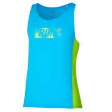 Mizuno DryAeroFlow Graphic Tank – Pánské běžecké tílko – Modrá