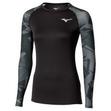 Mizuno Virtual Body G5 Crew Neck – Dámské termotriko – Černá