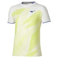 Mizuno Stargazer Shadow Graphic Tee – Pánské tenisové triko – Bílá