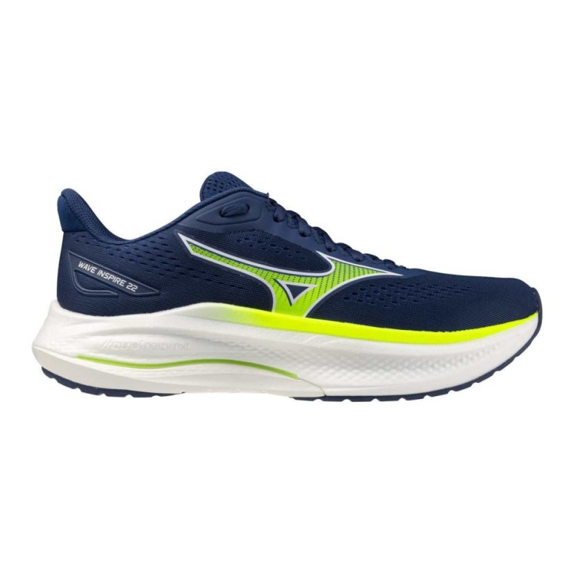 Mizuno Wave Inspire 22 – Pánská silniční běžecká obuv – Modrá - Velikost: EUR 50