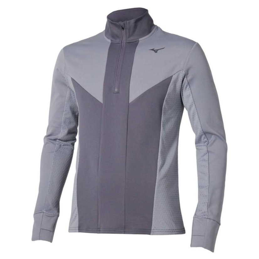 Mizuno Active Warm HZ LS – Pánská funkční mikina – Šedá