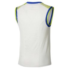 Mizuno Stargazer Shadow Sleeveless – Pánské tenisové tílko – Bílá
