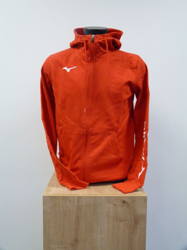 Mizuno Terry FZ – Pánská sportovní mikina – Červená