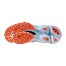 Mizuno Wave Lightning Pro Mid – Dámská volejbalová obuv – Světle modrá