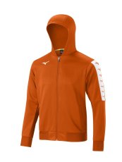 Mizuno Nara Training FZ Hoodie – Pánská sportovní mikina – Oranžová