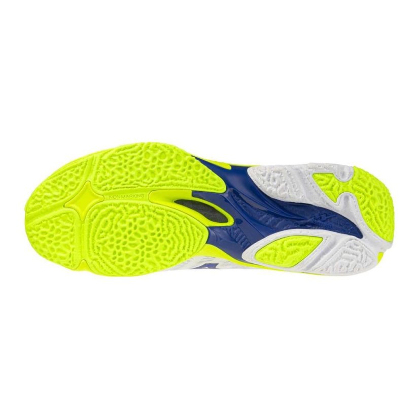 Mizuno Wave Lightning Elite – Unisex volejbalová obuv – Bílo-žlutá
