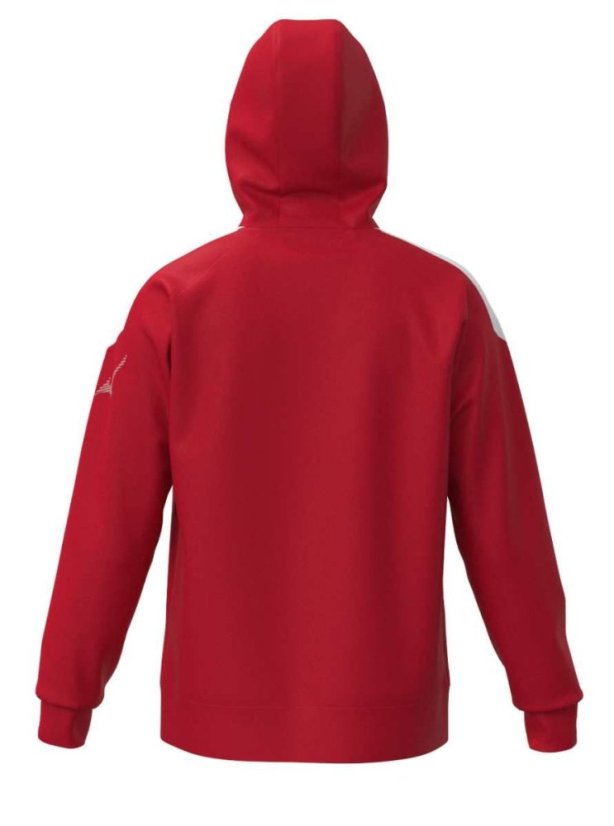 Mizuno MZNRB Track Jacket – Pánská lehká sportovní bunda – Červená - Velikost: M