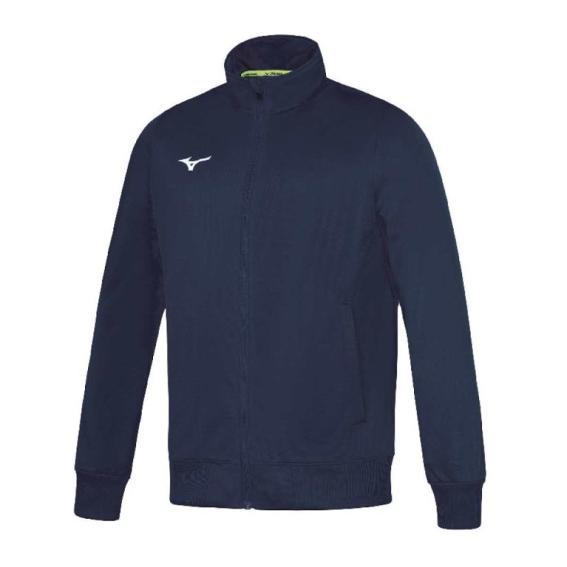Mizuno Core TR Jacket – Pánská lehká sportovní bunda – Modrá - Velikost: L