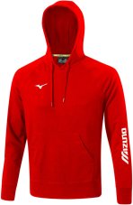 Mizuno Terry Hoodie – Pánská sportovní mikina – Červená