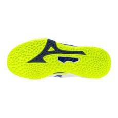 Mizuno Wave Stealth NEO 2 – Unisex halová obuv – Bílo-žlutá