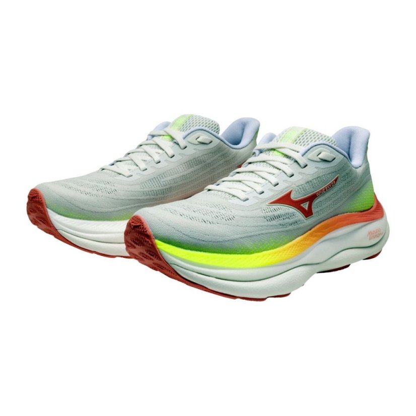 Mizuno Wave Sky 9 – Dámská silniční běžecká obuv – Bílá