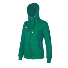Mizuno Sweat FZ Hoodie – Dámská sportovní mikina – Zelená