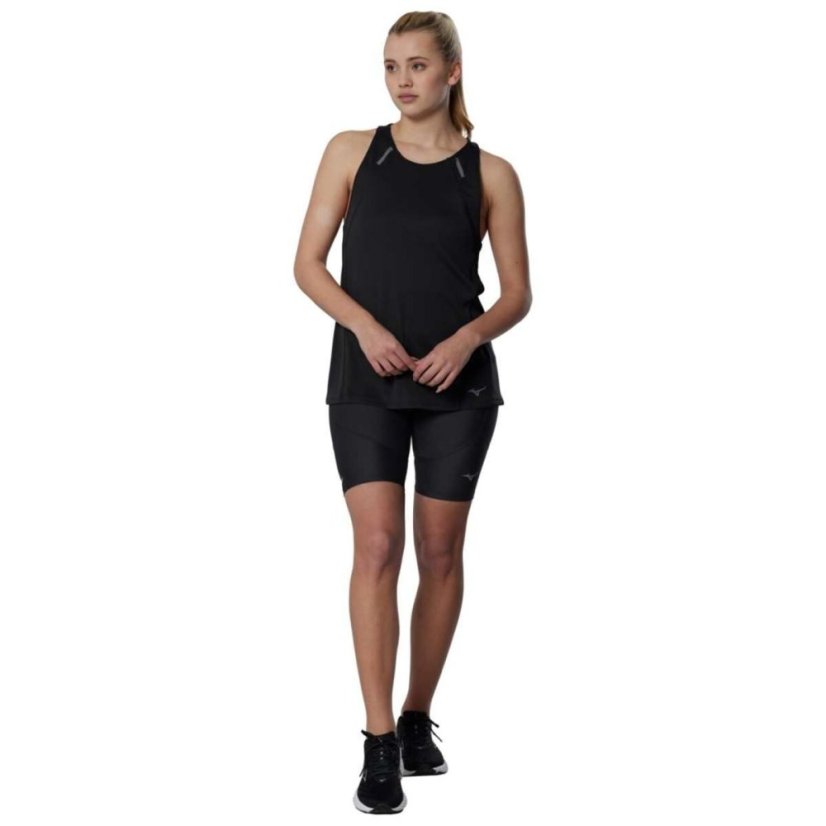 Mizuno Active DryAeroFlow Tank Top – Dámské běžecké tílko – Černá - Velikost: S