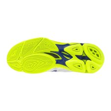 Mizuno Wave Lightning Pro Mid – Unisex volejbalová obuv – Bílo-žlutá