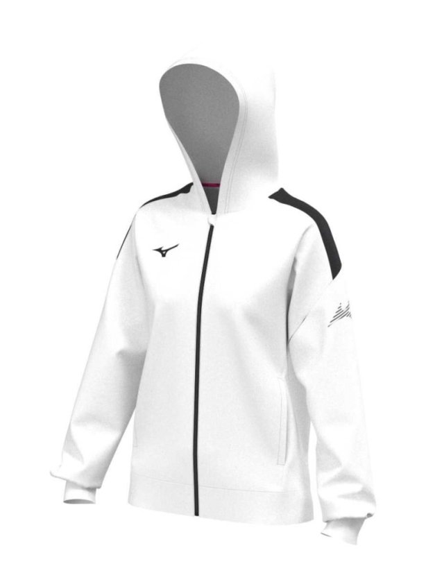Mizuno MZNRB Track Jacket – Dámská lehká sportovní bunda – Bílá