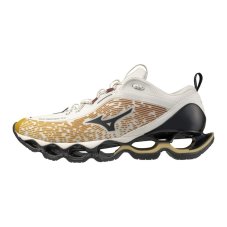 Mizuno Wave Prophecy 13.2 – Unisex volnočasové tenisky – Bílo-zlatá