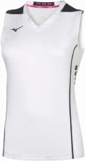 Mizuno Hex Rect NS Shirt – Dámské tenisové tílko – Bílá