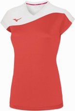 Mizuno Authentic Myou Tee – Dámské sportovní triko – Červená