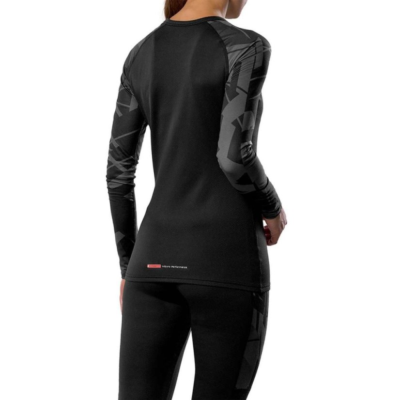 Mizuno Virtual Body G5 Crew Neck – Dámské termotriko – Černá