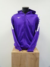 Mizuno Nara Training FZ Hoodie – Pánská sportovní mikina – Fialová