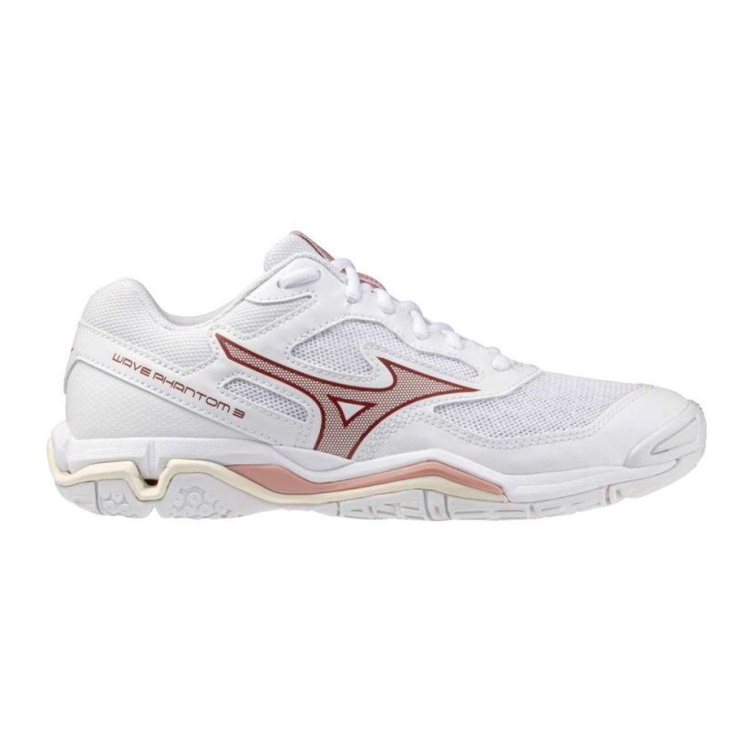 Mizuno Wave Phantom 3 – Dámská halová obuv – Bílá - Velikost: EUR 39