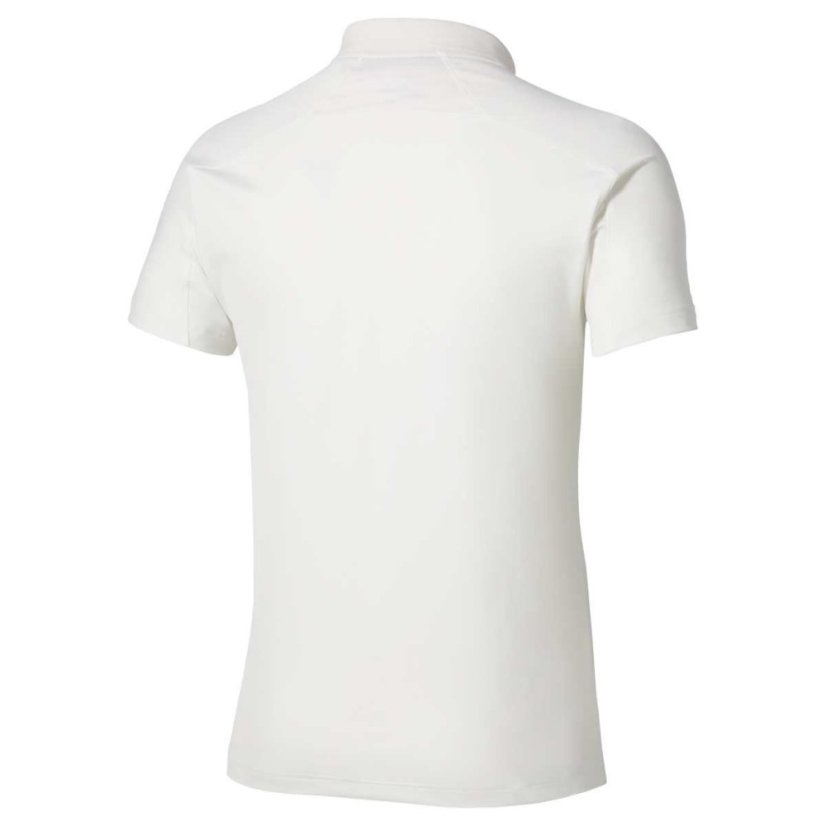 Mizuno Stargazer Shadow Polo – Pánské tenisové triko – Bílá