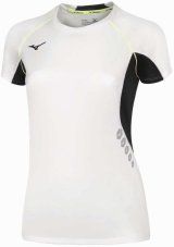 Mizuno Premium JPN Tee – Dámské běžecké triko – Bílá