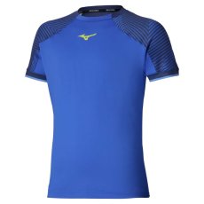 Mizuno Stargazer Shadow Tee – Pánské tenisové triko – Modrá