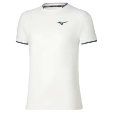 Mizuno Stargazer Shadow Graphic Tee – Pánské tenisové triko – Bílá