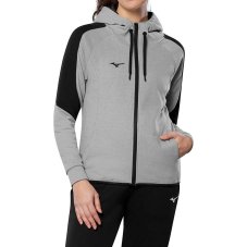 Mizuno Athletics RB Sweat Jacket – Dámská sportovní mikina – Šedá