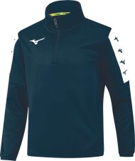 Mizuno Nara Interlock Training Top – Juniorská sportovní mikina – Modrá