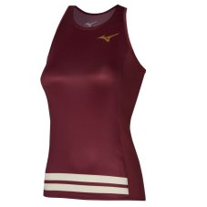 Mizuno Printed Tank – Dámské tenisové tílko – Vínová