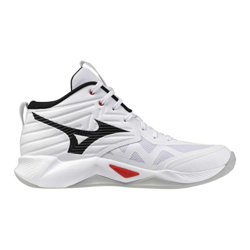 Mizuno Wave Momentum Pro Mid – Unisex volejbalová obuv – Bílá