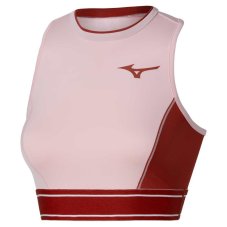 Mizuno Stargazer Crop Top – Dámské tenisové tílko – Růžová